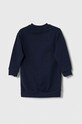 Dievčenské bavlnené šaty Guess K3YK25.KA6R3.9BYX tmavomodrá AW23