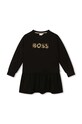 BOSS sukienka dziecięca J12233.114.138 czarny AW23