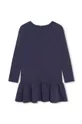 Παιδικό βαμβακερό φόρεμα Marc Jacobs σκούρο μπλε