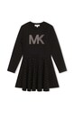 Michael Kors sukienka dziecięca rozkloszowany czarny R12169.114.150