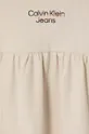 Dievčenské bavlnené šaty Calvin Klein Jeans  100 % Bavlna