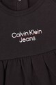 Девочка Хлопковое детское платье Calvin Klein Jeans IN0IN00089.9BYX чёрный