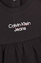 BIMBA Calvin Klein Jeans vestito di cotone bambina IN0IN00089.9BYX nero