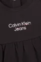 Otroška bombažna obleka Calvin Klein Jeans  100 % Bombaž