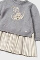 Dziewczynka Mayoral sukienka niemowlęca 2975.4B.Baby.9BYX szary