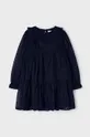 тёмно-синий Детское платье Mayoral Для девочек
