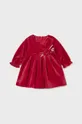 czerwony Mayoral Newborn sukienka niemowlęca Dziewczęcy