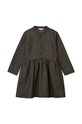Хлопковое детское платье Liewood LW18020 серый AW23