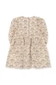 Dievčenské bavlnené šaty Konges Sløjd 100 % Organická bavlna