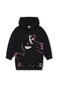 Dkny sukienka bawełniana dziecięca x DC Comics D32906.114.150 czarny AW23