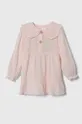 розовый Детское хлопковое платье Jamiks Для девочек