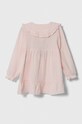 Детское хлопковое платье Jamiks TAHIRA.or.Suki.JZG332.G розовый AW23