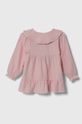 Jamiks rochie din bumbac pentru bebeluși TAHIRA.or.Suki.JZG332.G roz AW23