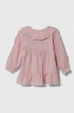 Jamiks vestito in cotone neonata rosa