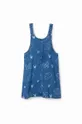 Παιδικό φόρεμα τζιν Desigual x Disney μπλε