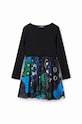 Παιδικό φόρεμα Desigual μαύρο 23WGVK06