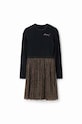 Desigual sukienka dziecięca 23WGVK14 czarny AW23