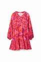 Desigual sukienka dziecięca 23WGVW03 czerwony AW23