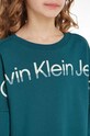 Хлопковое детское платье Calvin Klein Jeans IG0IG02227.9BYX зелёный