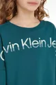 Dievčenské bavlnené šaty Calvin Klein Jeans Dievčenský