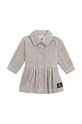 Calvin Klein Jeans vestito di cotone bambina mini beige IN0IN00122.G.9BYX
