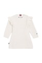 Haljina za bebe Tommy Hilfiger s dodatkom vune bijela KN0KN01739.9BYX