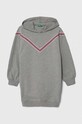 Детское платье United Colors of Benetton mini серый 36FPCV00H.G.SEASONAL