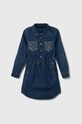 Guess sukienka jeansowa dziecięca rozkloszowany niebieski J3BK21.D4EU0.9BYX