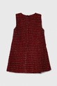 Dievčenské šaty s prímesou vlny Guess K3BK07.WFRF0.9BYX červená AW23