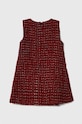 Dievčenské šaty s prímesou vlny Guess K3BK07.WFRF0.9BYX červená AW23