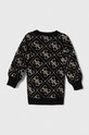 Otroška obleka iz volnene mešanice Guess K3BK28.Z39N0.9BYX črna AW23