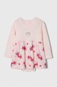 Сукня для немовлят Guess довгий рожевий S3BG06.KBYY0.9BYX