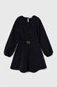 Детское платье Pinko Up длинный чёрный F3PIJGDR185