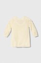 Детское платье с примесью шерсти United Colors of Benetton 1UTKCV002.P.SEASONAL бежевый AW23