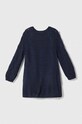 Детское платье с примесью шерсти United Colors of Benetton 1UTKCV002.P.SEASONAL тёмно-синий AW23