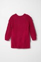 United Colors of Benetton sukienka z domieszką wełny dziecięca 1UTKCV002.P.SEASONAL bordowy AW23