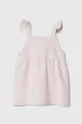 Φόρεμα μωρού United Colors of Benetton ροζ