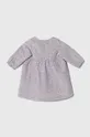 Сукня для немовлят United Colors of Benetton фіолетовий