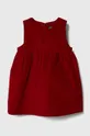 crvena Dječja haljina United Colors of Benetton Za djevojčice