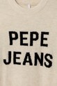 Девочка Детское платье с примесью шерсти Pepe Jeans PG951647 бежевый