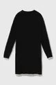 Dievčenské šaty s prímesou vlny Pepe Jeans čierna