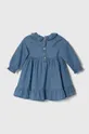 Detské džínsové šaty zippy modrá