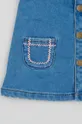 modrá Detské džínsové šaty zippy