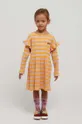 rumena Otroška obleka Bobo Choses Dekliški