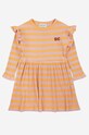 Bobo Choses rochie fete 223AC102 galben AW23