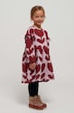 Bobo Choses sukienka bawełniana dziecięca wzorzyste fioletowy 223AC103