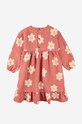 Fete Bobo Choses rochie din bumbac pentru copii 223AC106 roz