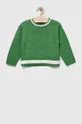 зелёный Детский свитер с примесью шерсти Tommy Hilfiger Для мальчиков