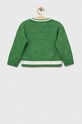 Детский свитер с примесью шерсти Tommy Hilfiger KB0KB08304.74.122.9BYX зелёный AW23