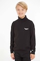 Calvin Klein Jeans sweter bawełniany dziecięcy pozostałe czarny IB0IB01331.9BYX